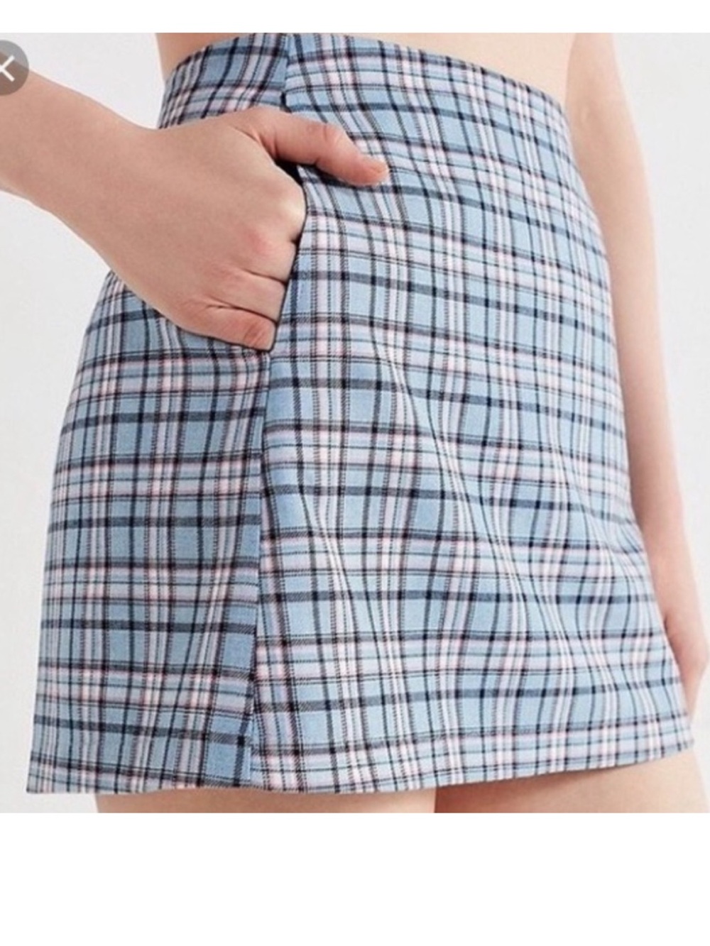 Plaid Mini Skirt - UO
